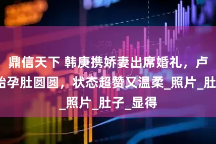 鼎信天下 韩庚携娇妻出席婚礼，卢靖姗二胎孕肚圆圆，状态超赞又温柔_照片_肚子_显得