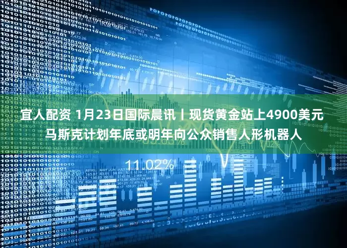 宜人配资 1月23日国际晨讯丨现货黄金站上4900美元 马斯克计划年底或明年向公众销售人形机器人